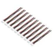 10Pcs 3S Balance Charger Cable 100mm 22AWG for RC Lipo Battery Charger