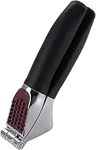 Stainless Steel Garlic Press, Professional Garlic Crusher with Ergonomic Handle, Garlic Mincer, Easy to Clean, Dishwasher Safe (Color:As Shown)