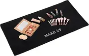 Gadpiparty Makeup Mat for Vanity Soft Comfortable Desk Protector Non Slip Table Cover for Makeup Stations Workbenches Easy to Clean Surface Stylish Minimalist Design