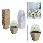 Plant Pots Flower Pot 10pcs Biodegradable Plant Care Plant Pots Plastic