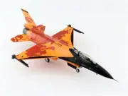 HM Lockheed F-16AM J-015 Solo Display Dutch 1/72 DIECAST Plane Pre-builded Model