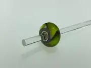 Authentic Trollbeads Unique Glass Brand New Charms Green Armadillo 61320