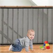 Banister Guard for Baby, Balcony Netting for Pets, 15ft x 3ft, Baby Safety Stairs Rail Net Provides Your Baby with a Environment, Baby Stair Net Fit for Child, Small Pet, Toy - Black