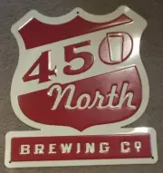 450 NORTH BREWING indiana slushy METAL TACKER SIGN craft beer brewery E