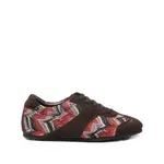[Missoni] Missoni Patterned Suede Trainers 39 IT BROWN