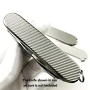A Pair Custom Titanium Alloy Scales Set For 91mm Victorinox Swiss Army Knives