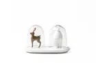 QUALY WILDLIFE SALT AND PEPPER SHAKER (DEER+BEAR)