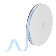 3/8 inch 100 Yards Satin Ribbon Double Face Fabric Grosgrain Ribbon Light Blue