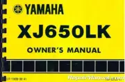 1983 Yamaha XJ650 LK Seca Turbo Owners Manual