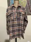 NWT Doe & Rae Rust Plaid Top Medium