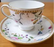 Wedgwood Rose Gold Cup & Saucer From Japan Unused FS