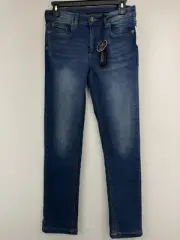 Buffalo David Bitton size Large Boys Blue Denim Max Skinny Fit Jeans NWT