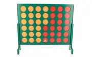 Wooden Indoor Outdoor Giant Connect Four In A Row Game Set 120x109cm Green