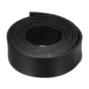 1.1 Yard 20mm Flat Leather Cord, Leather Lacing Strips for DIY Crafts Black