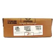 Seagrams Ginger Ale Soda Syrup Concentrate 2.5 Gallon Bag in Box