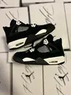 -Size 7Y Jordan Retro 4 “White Thunder”