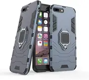 Case for iPhone 7 Plus/iPhone 8 Plus,Hybrid Heavy Duty Protection Shockproof Defender Kickstand Armor Case Cover,Navy