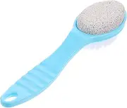 GANAZONO Double-sided Foot Callus Remover Brush Exfoliating Foot Scrubber Tool for Gentle Cleansing and Dead Skin Removal Portable Pedicure Brush for Home and Travel Use