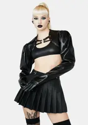 [Devil666ish] Power Button Harness Gloves Set