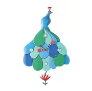 Priscilla Peacock Clock