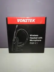 Bluetooth Headset, Wireless Headset with Microphone Noise Canceling, On Ear Head