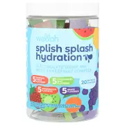 Wellah, Splish Splash Hydration, Variety, 20 Stick Packs, 0.2 oz (4.9 - 5.2 g) Each