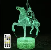 ZERONIC Horse 3D Night Lights for Kids Illusion Lamp 7 Colors with Remote