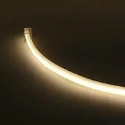 XUNATA Fexlible Silica Gel COB LED Neon Strip with 220V Switch Power Adapter, 288 LEDs/m, Cut to 50cm, IP65 Waterproof Rope Light Ceiling Kitchen Bedroom Decor- 20m, Natural White(4000-4500K)