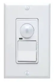 Leviton 6780-W Motion Activated Light Control 1 Pole Occupancy Sensor Switch