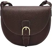[FOSSIL] Women's Brown Leather Everleigh Crossbody Bag
