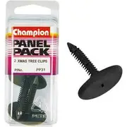 Champion Panel Pack Christmas Tree Clips PP31, White