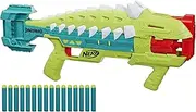 Nerf DinoSquad Armorstrike Dart Blaster, 8-Dart Rotating Drum, Drop Grip, Dart Storage, 16 Nerf Elite Darts, Anklyosaurus Dinosaur Design