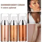 Body Highlighter Long-lasting Shine Brighten Glitter Shimmering CreP3 Body C3T2