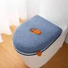 Cartoon Toilet Seat Covers Soft Toilet Ring Cover Convenient Toilet Lid Mat WC