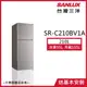 【SANLUX台灣三洋】210公升一級能效變頻雙門冰箱炫光灰 SR-C210BV1A_廠商直送