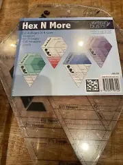 Jaybird Quilts Hex’n More Ruler. New.