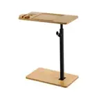 Bathtub Caddy Tray Side Bath Spa Bamboo Tray Freestanding Table Holder