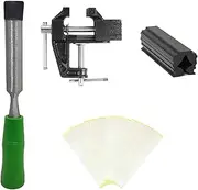 Perfeclan Golf Club Grip Vise Clamp Kit Rubber Clamp, Easy to Use, Repair Tool, Gifts, Accessories, Bench Vise Grip Tape Remover