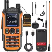 Police Fire Radio Scanner Handheld Transceiver Portable Antenna Dual Band Radio