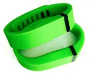 2 Small Lime GREEN FitBit FLEX Wristband/Bracelet Only (NO TRACKER)