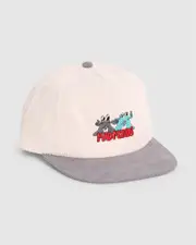 Moodtanks Snapback Cap in Thrift White