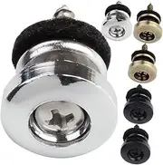 TOGEVAL Bass Strap Lock Button by 6 Pieces Guitar Strap Accessories for Electric Acoustic Bass