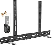 [notiela] Universal Soundbar Mount, Sound Bar Mount Under TV or Above TV for Samsung, LG, Vizio and More Soundbars, Adjustable Soundbar TV Mount Mounting Bracket to TV