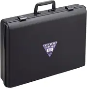 MEIHO Attache Case, Black, Inner Dimensions: 17.7 x 12.6 x 3.0 inches (450 x 320 x 75 mm) (Lid Bottom 3.9 inches (100 mm) A3