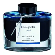 Pilot Iroshizuku Fountain Pen Ink Bottle INK-50-KO Konpeki Blue 50ml