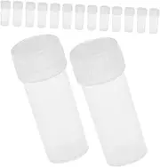 CHILDWEET 100pcs Empty Bottles Travel Tiny Bottles for Organizing Powder Liquid DIY Products for Camping Travel Storage