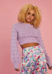 [Sugar Thrillz] Made In Heaven Crop Sweater
