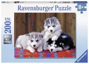 Mignons Huskies Jigsaw Puzzle, 200 Piece