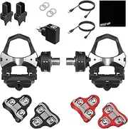 Favero Assioma Duo, Dual-Sensing Side Pedal Based Cycling Power Meter with Extra Cleats, Bluetooth & ANT+ Connectivity for Bike Computers, Cycling GPS Units, & Smartphones