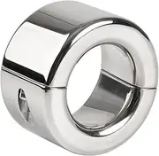 SAHOOSAFETY Scrotum metal testicle rings SM weight pendant penis ring testicle ring sex toy cock ring lock erotic sex toy for men(Höhe-30mm)